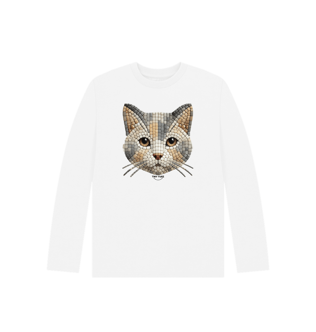 White Printed Kids T-Shirt