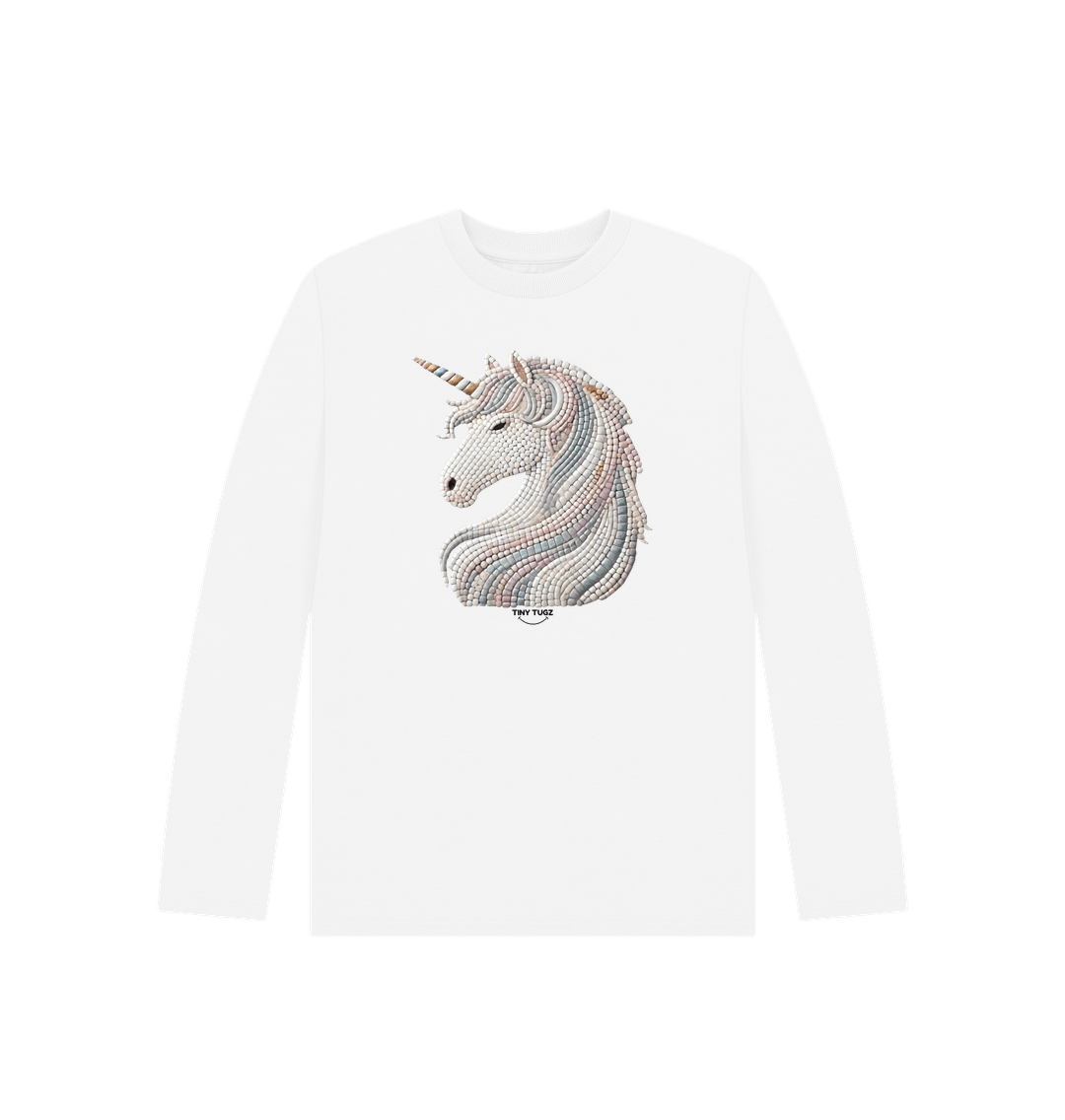 White Printed Kids T-Shirt