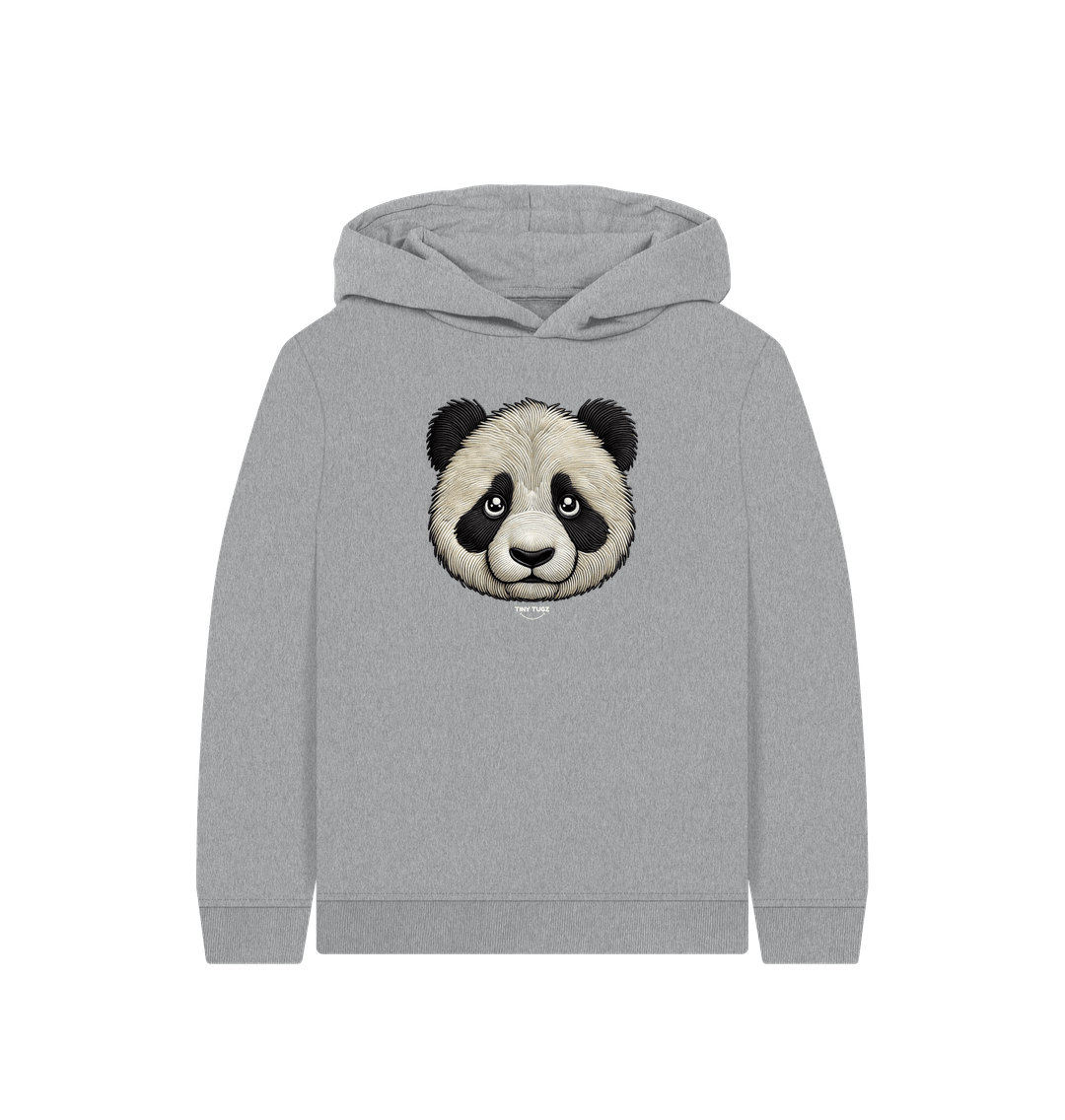 Athletic Grey Printed Kids Hoodie