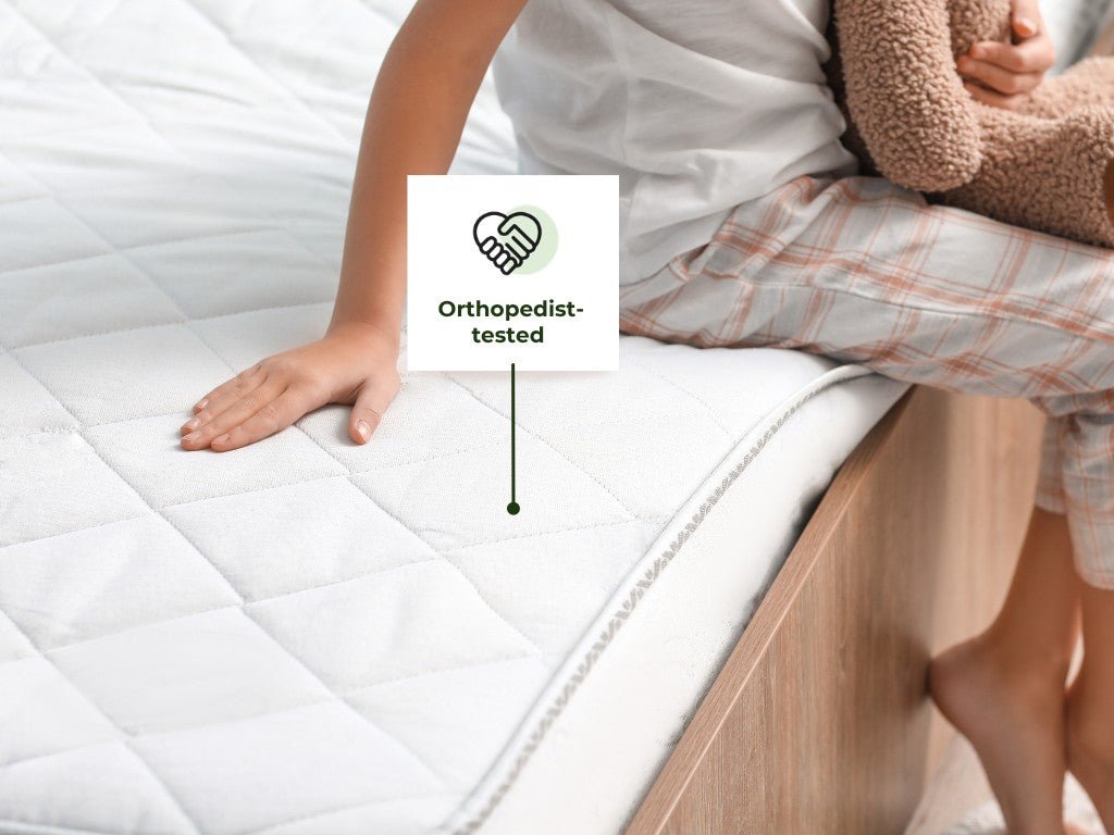 ANATOMICA Kids' Foam Mattress - 7 Zones, 2 Firmness Sides, Washable Cover - 14 cm - Tiny Tugz™