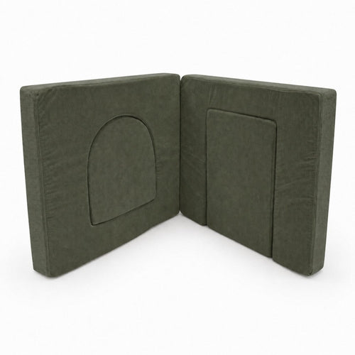Archway Add-on for Kids Play Sofa, 4 Pieces - Slimcord Corduroy (Forest Green) - Tiny Tugz™