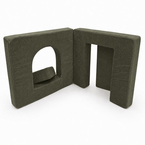 Archway Add-on for Kids Play Sofa, 4 Pieces - Slimcord Corduroy (Forest Green) - Tiny Tugz™