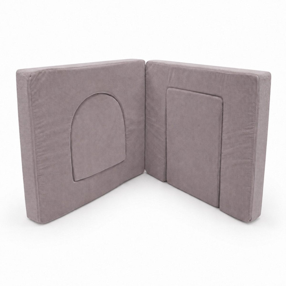 Archway Add-on for Kids Play Sofa, 4 Pieces - Slimcord Corduroy (Taupe) - Tiny Tugz™