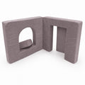 Archway Add-on for Kids Play Sofa, 4 Pieces - Slimcord Corduroy (Taupe) - Tiny Tugz™