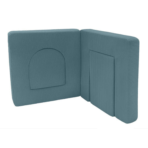 Archway Add-on for Kids Play Sofa, 4 Pieces - Velvet Corduroy, for 160 cm Sofas (Turquoise) - Tiny Tugz™