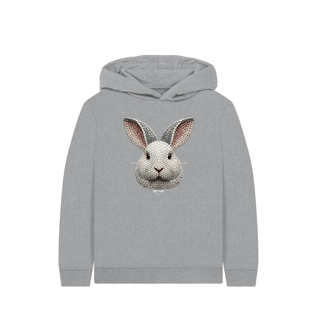 Athletic Grey Printed Kids Hoodie