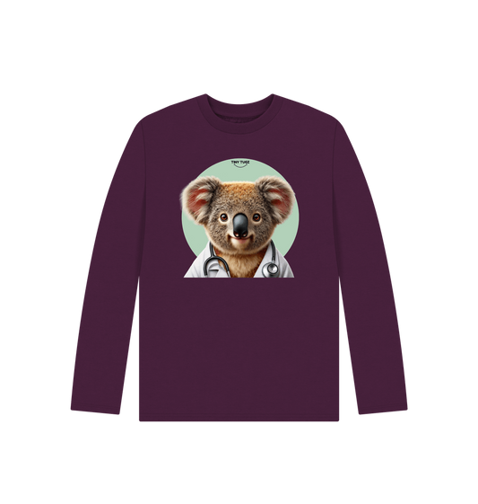 Purple Printed Kids T-Shirt