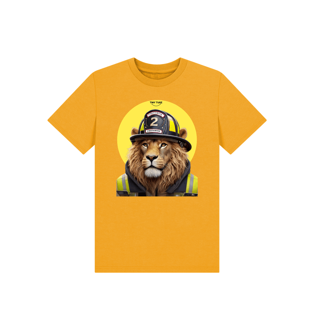 Mustard Printed Kids T-Shirt