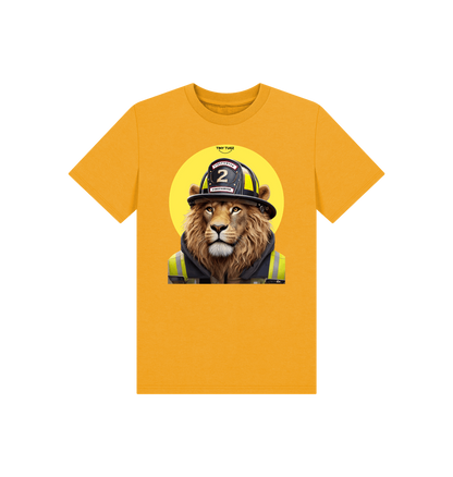 Mustard Printed Kids T-Shirt