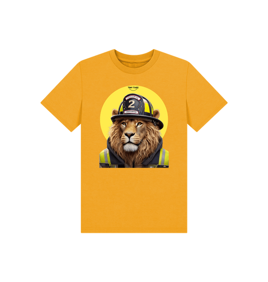 Mustard Printed Kids T-Shirt