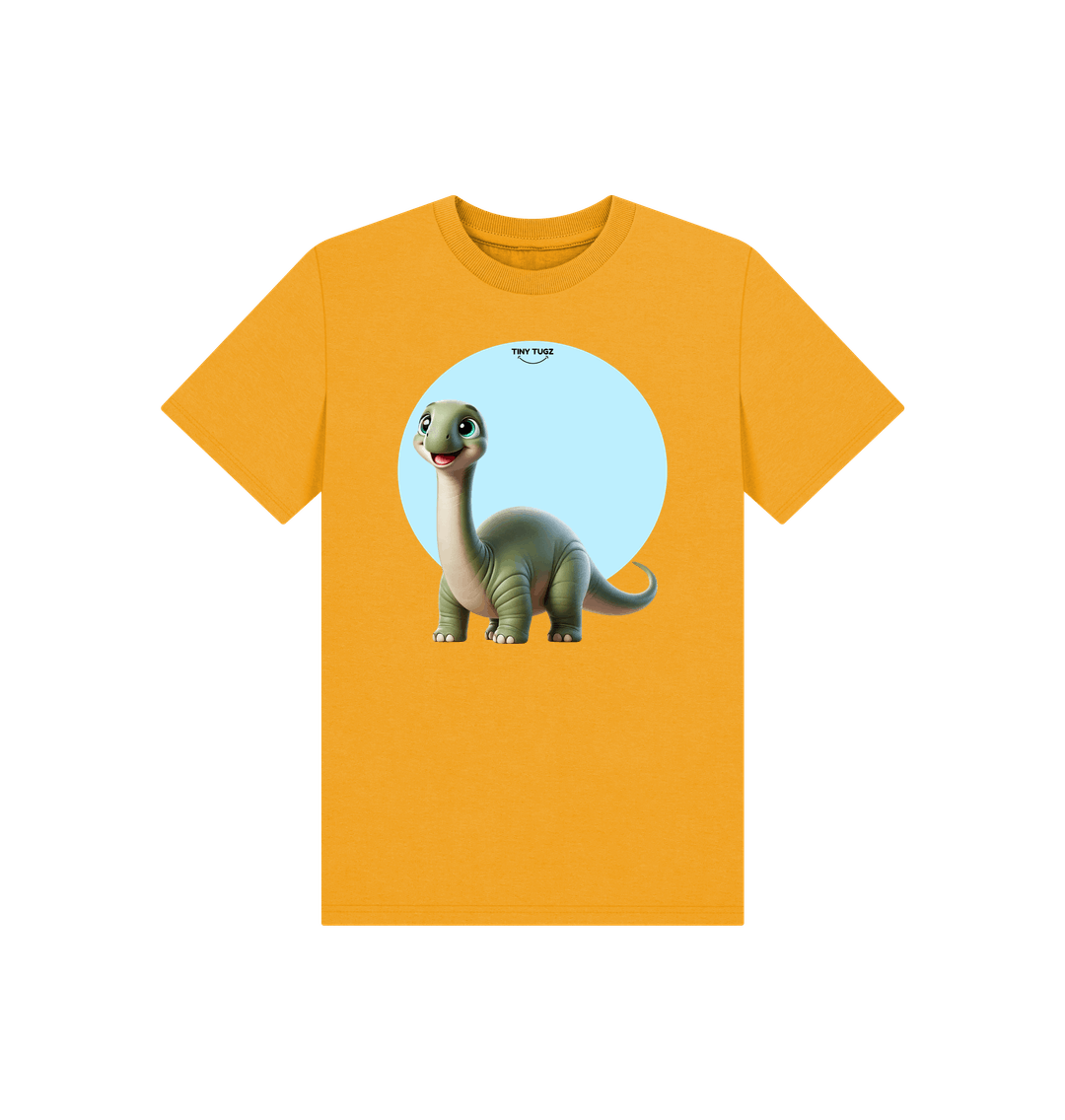 Mustard Printed Kids T-Shirt