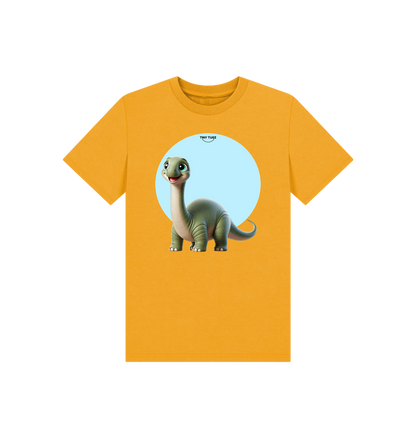 Mustard Printed Kids T-Shirt