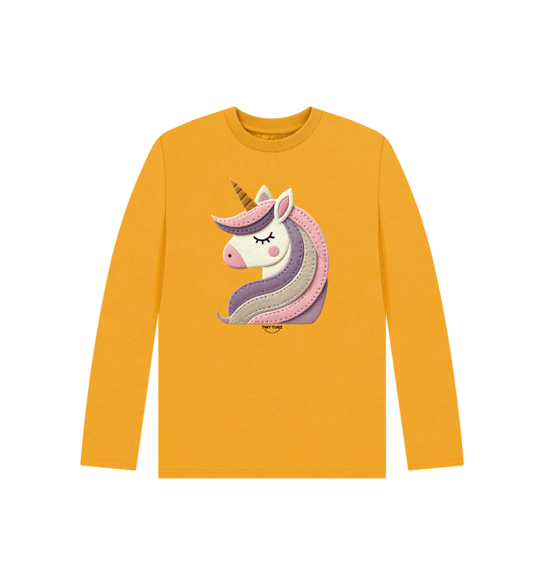 Mustard Printed Kids T-Shirt