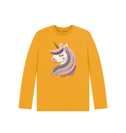 Mustard Printed Kids T-Shirt