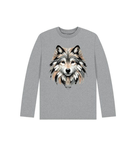 Athletic Grey Printed Kids T-Shirt