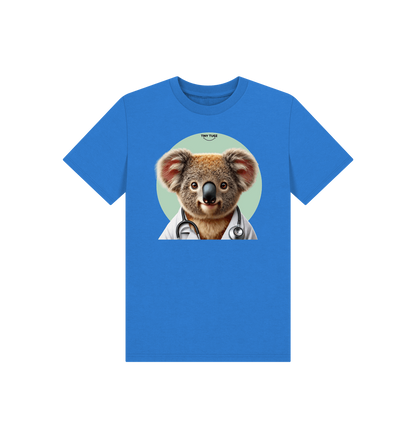 Bright Blue Printed Kids T-Shirt