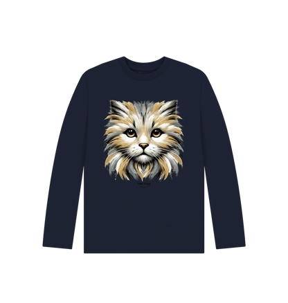 Navy Blue Printed Kids T-Shirt