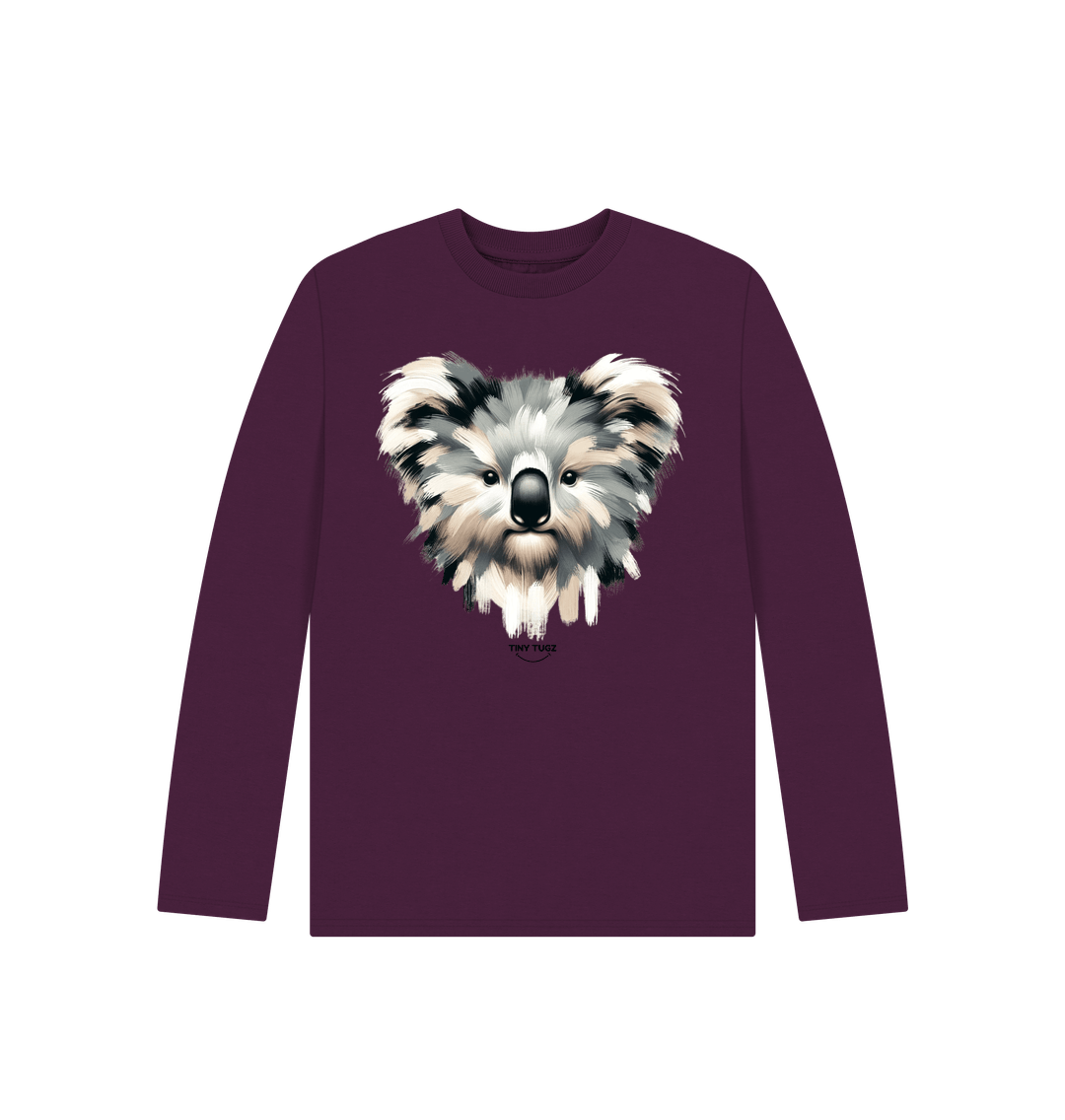 Purple Printed Kids T-Shirt