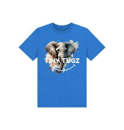 Bright Blue Printed Kids T-Shirt