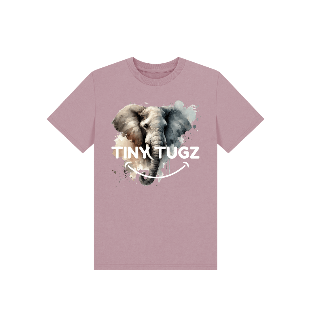 Mauve Printed Kids T-Shirt