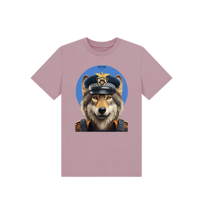 Mauve Printed Kids T-Shirt