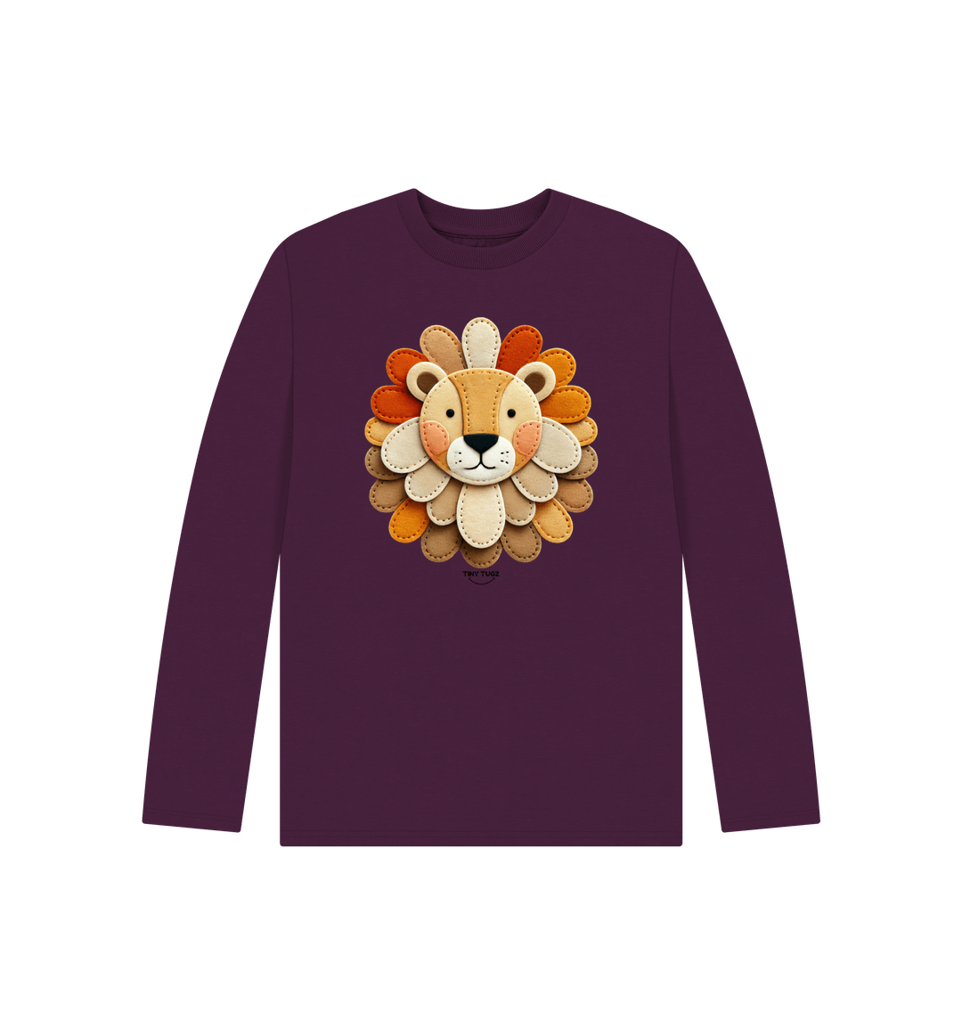 Purple Printed Kids T-Shirt