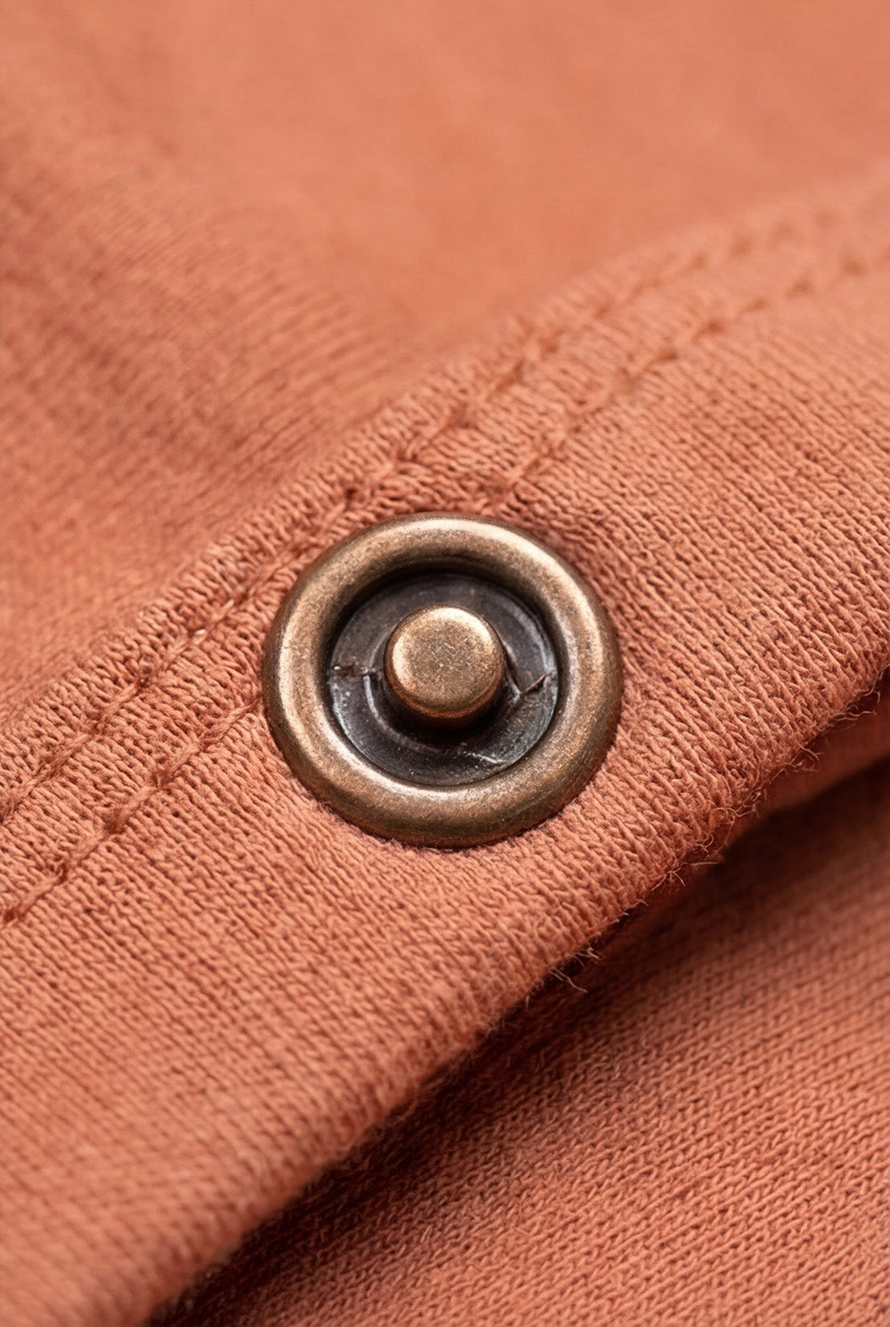 Wool Baby Footed Suit - Merino Wool - Coral Gold