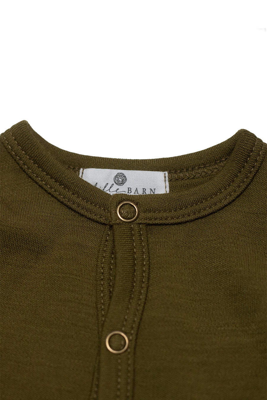 Wool Baby Playsuit - Merino Wool - Fir Green
