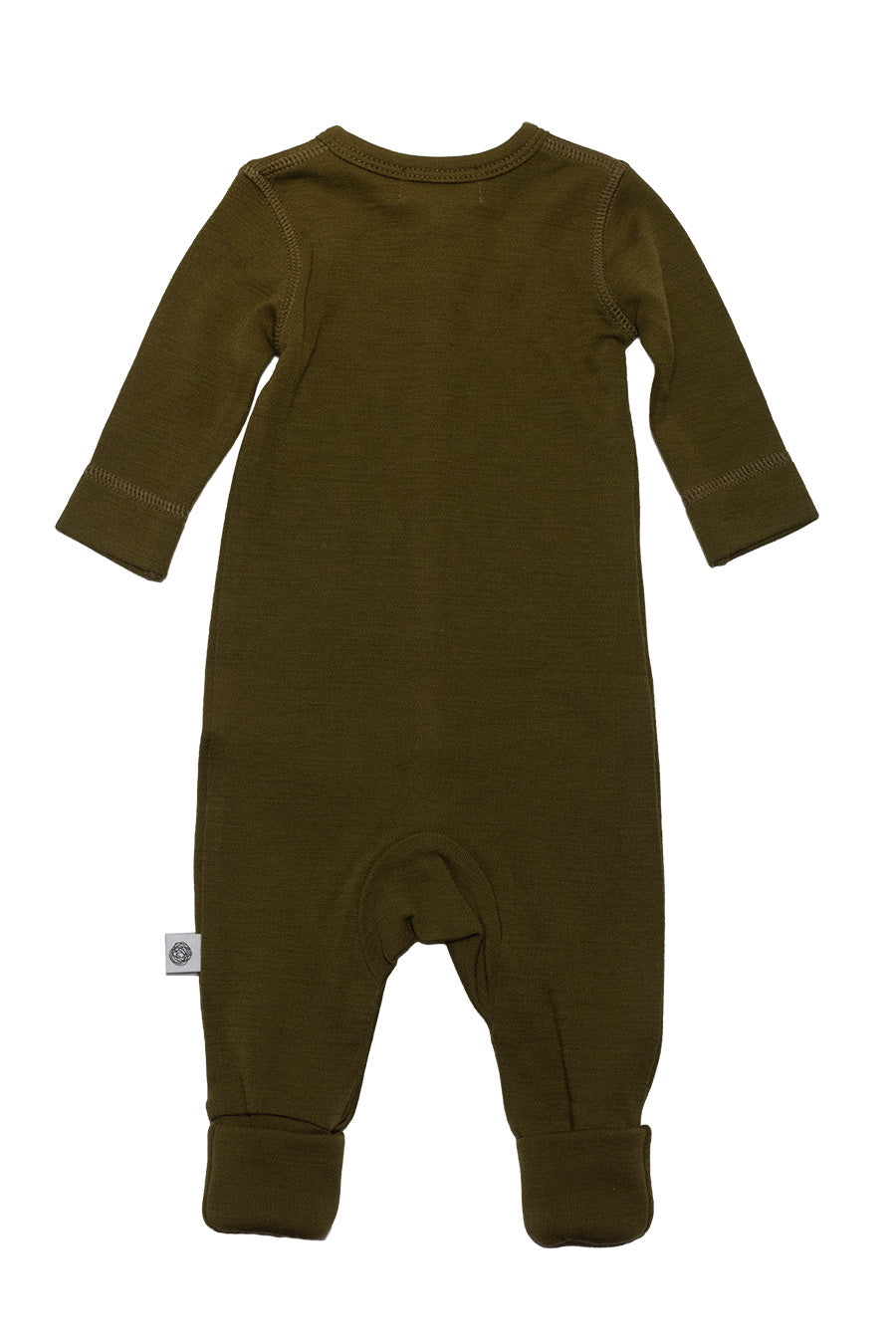 Wool Baby Playsuit - Merino Wool - Fir Green