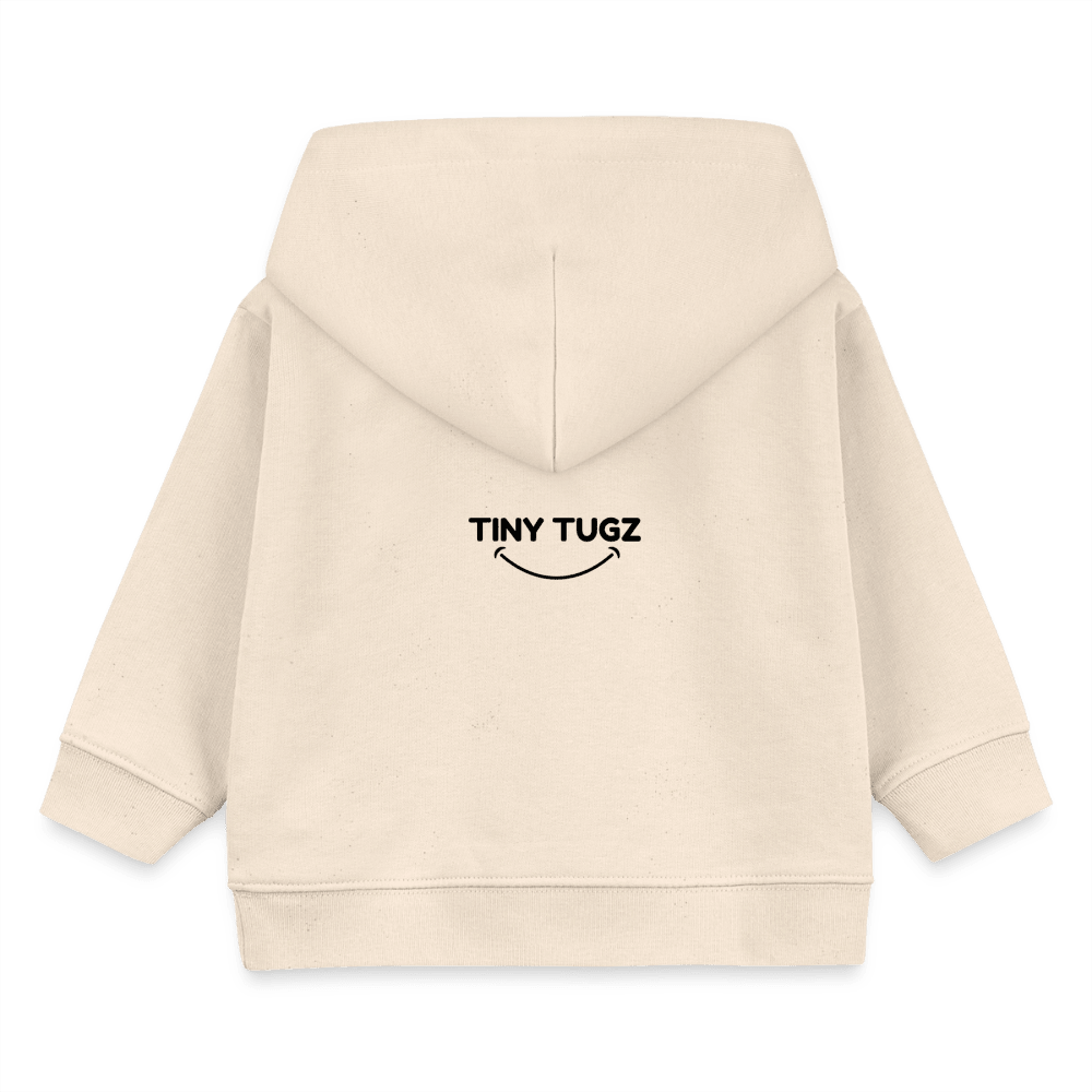 Baby Organic Cotton Blend Hoodie (Canvas Elephant) - Tiny Tugz™