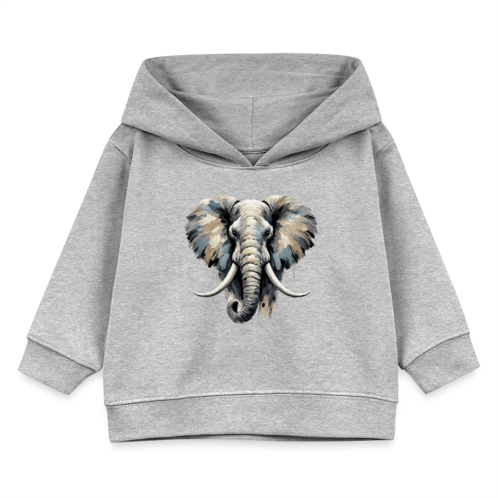 Baby Organic Cotton Blend Hoodie (Canvas Elephant) - Tiny Tugz™