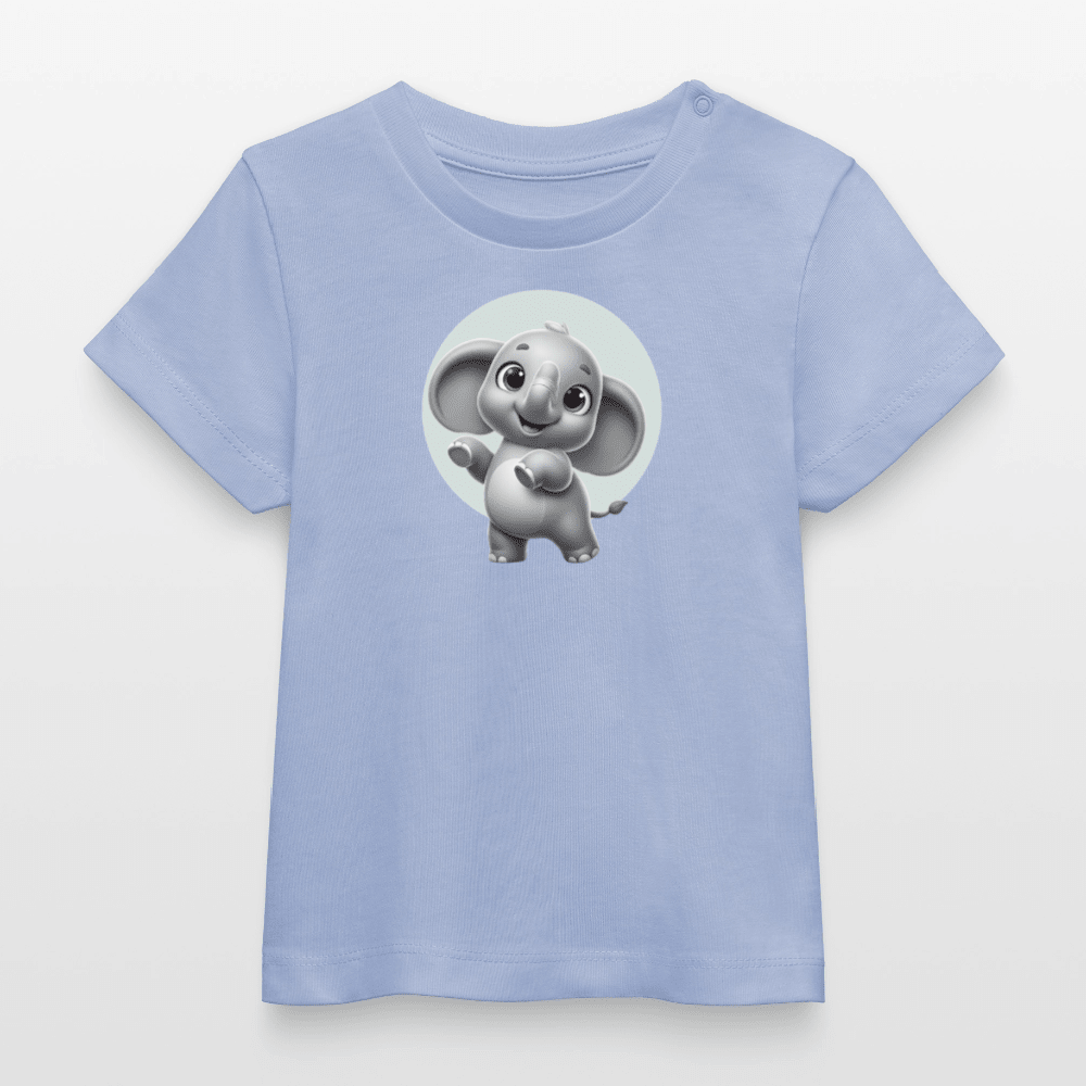 Baby Organic Cotton T-shirt (3D Elephant Illustration) - Tiny Tugz™