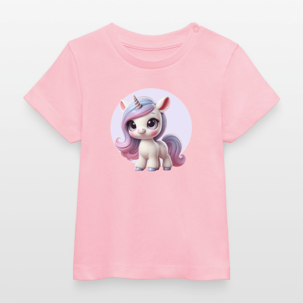 Baby Organic Cotton T-shirt (3D Unicorn Illustration) - Tiny Tugz™