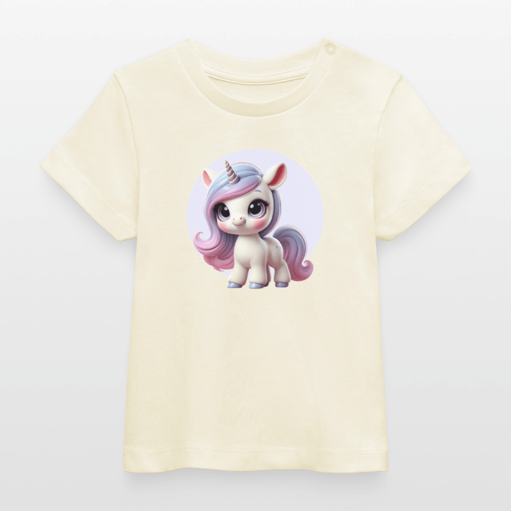 Baby Organic Cotton T-shirt (3D Unicorn Illustration) - Tiny Tugz™