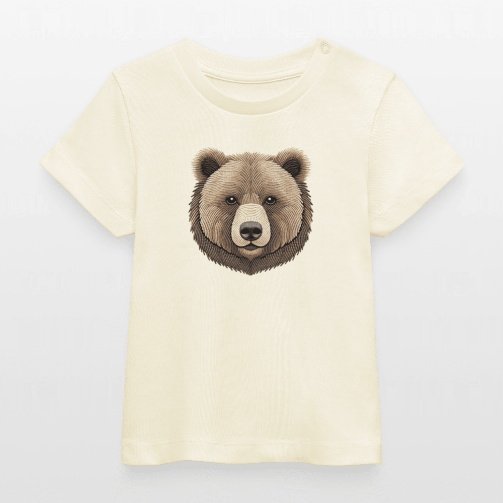 Baby Organic Cotton T-shirt (Bear Thread Art) - Tiny Tugz™