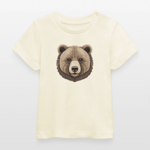 Baby Organic Cotton T-shirt (Bear Thread Art) - Tiny Tugz™