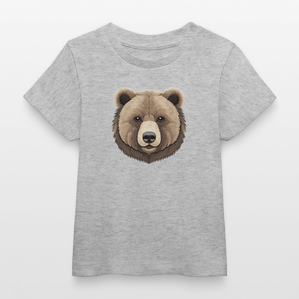 Baby Organic Cotton T-shirt (Bear Thread Art) - Tiny Tugz™