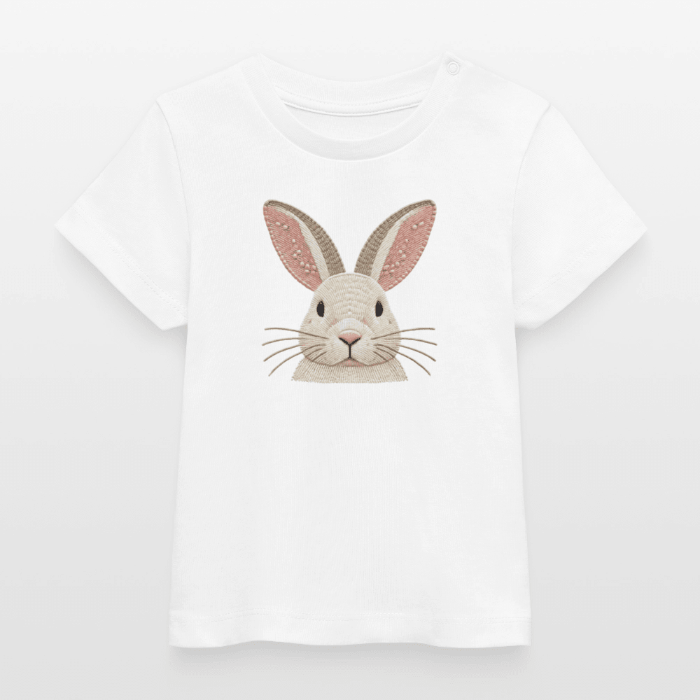 Baby Organic Cotton T-shirt (Bunny Thread Art) - Tiny Tugz™