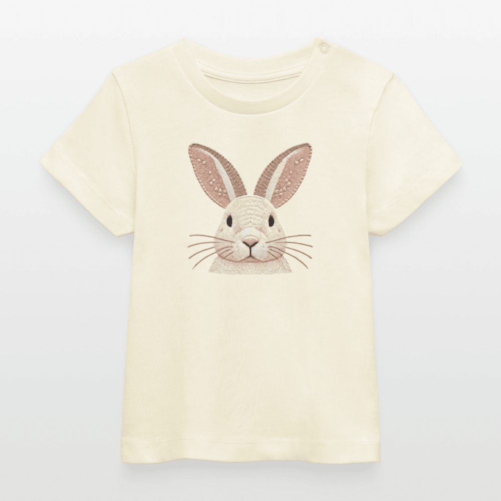 Baby Organic Cotton T-shirt (Bunny Thread Art) - Tiny Tugz™