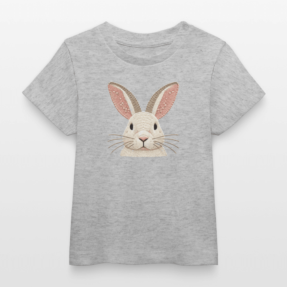 Baby Organic Cotton T-shirt (Bunny Thread Art) - Tiny Tugz™