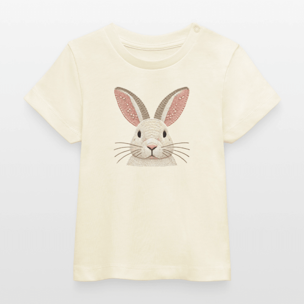 Baby Organic Cotton T-shirt (Bunny Thread Art) - Tiny Tugz™