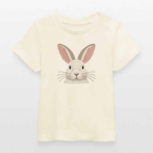 Baby Organic Cotton T-shirt (Bunny Thread Art) - Tiny Tugz™