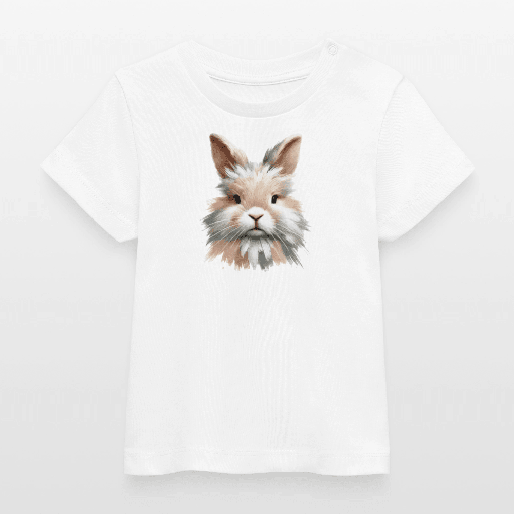 Baby Organic Cotton T-shirt (Canvas Bunny) - Tiny Tugz™