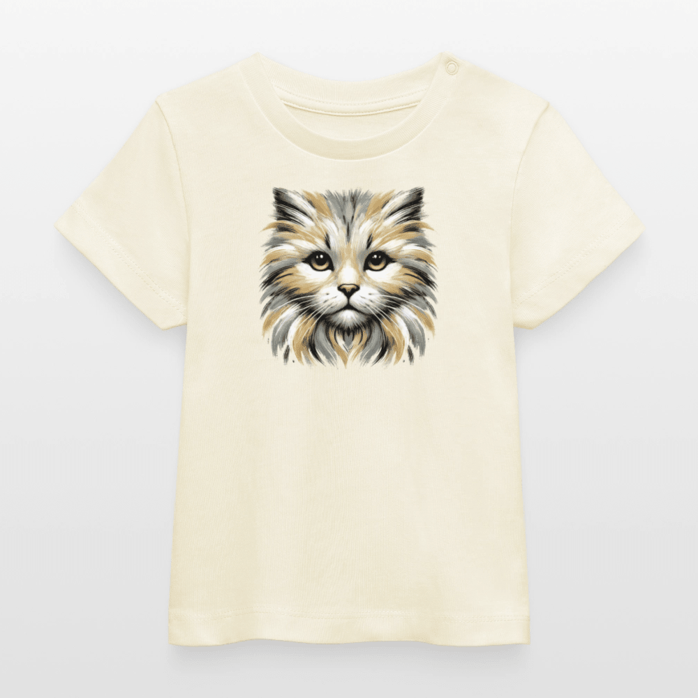 Baby Organic Cotton T-shirt (Canvas Cat) - Tiny Tugz™