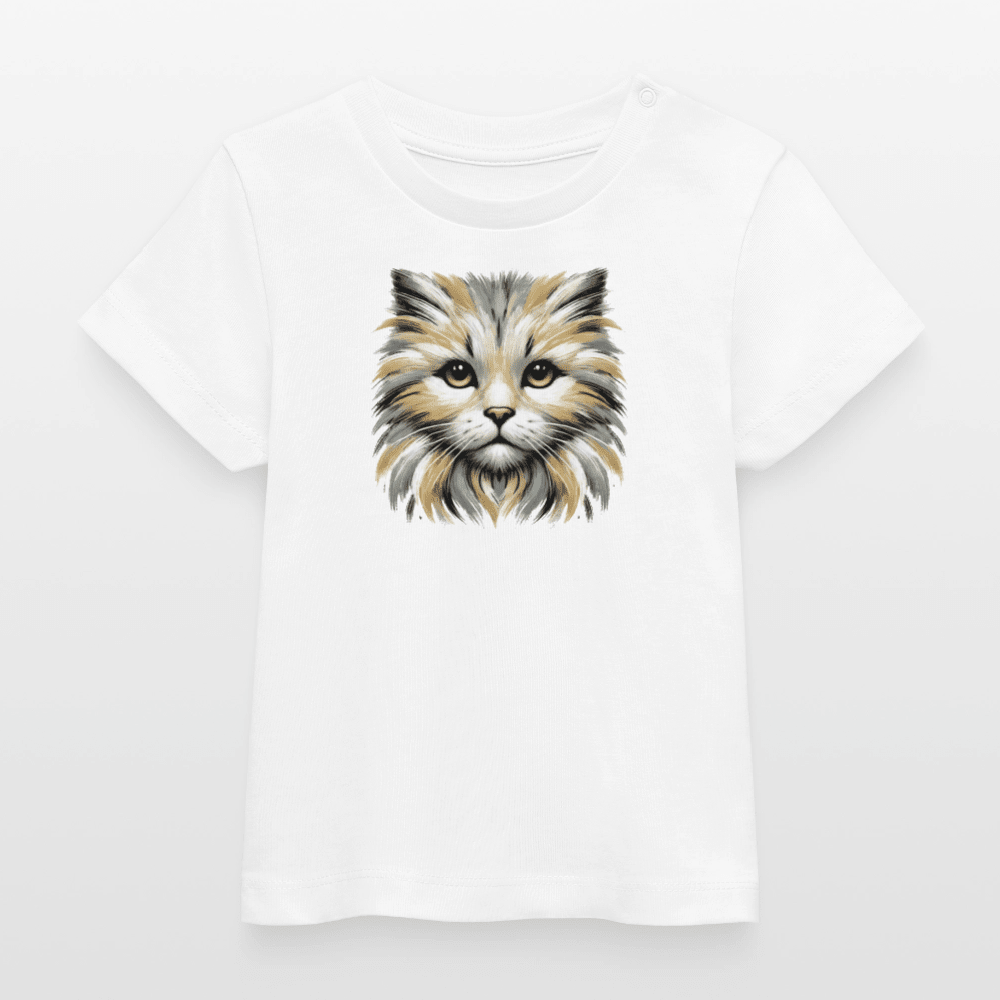Baby Organic Cotton T-shirt (Canvas Cat) - Tiny Tugz™