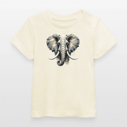 Baby Organic Cotton T-shirt (Canvas Elephant) - Tiny Tugz™