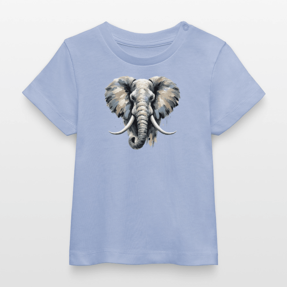 Baby Organic Cotton T-shirt (Canvas Elephant) - Tiny Tugz™
