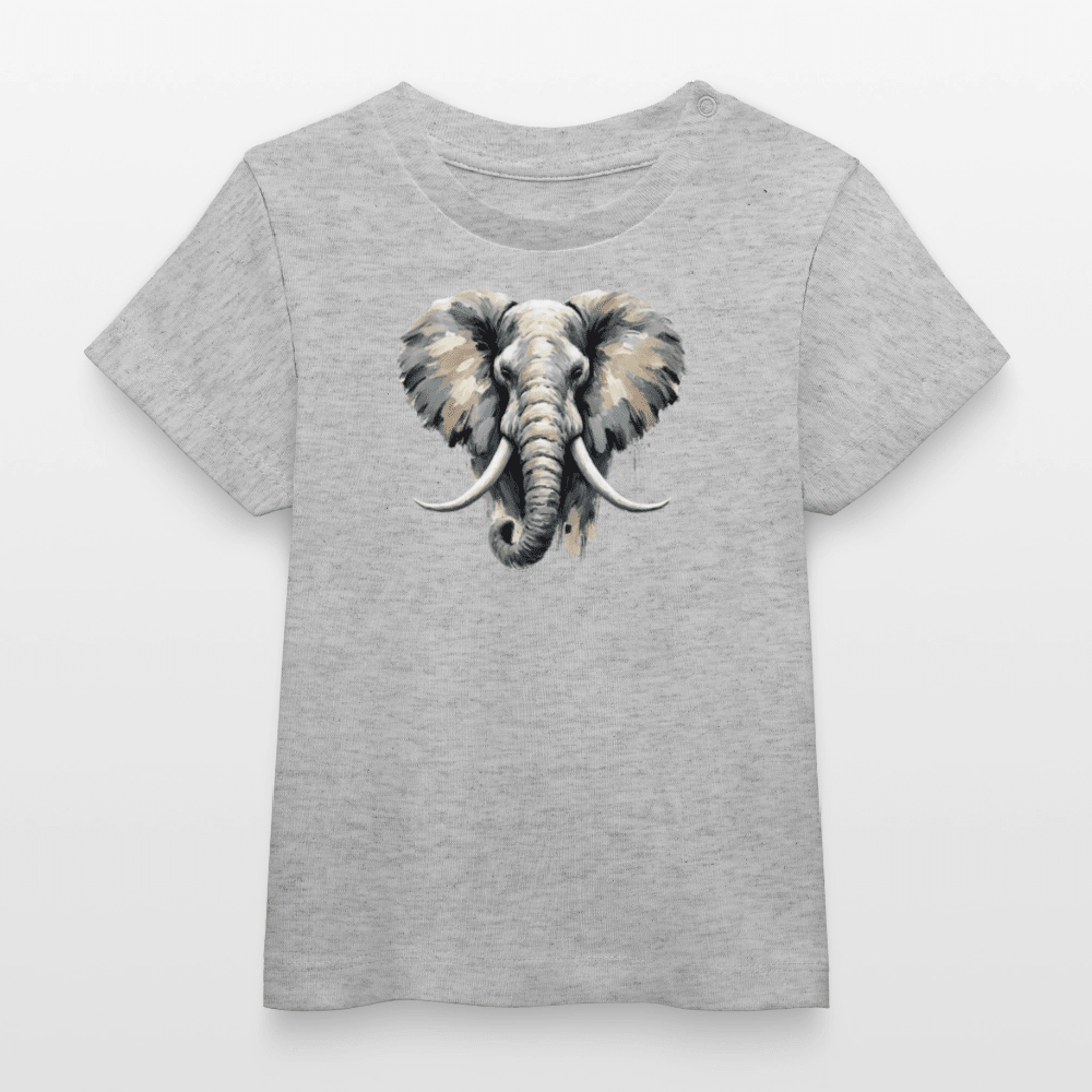 Baby Organic Cotton T-shirt (Canvas Elephant) - Tiny Tugz™