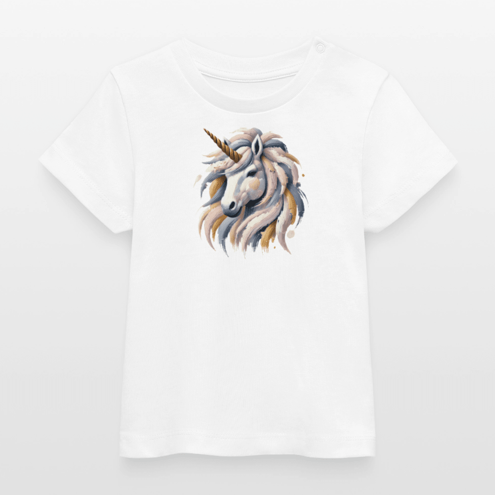 Baby Organic Cotton T-shirt (Canvas Unicorn) - Tiny Tugz™