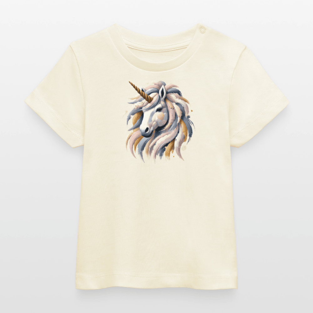 Baby Organic Cotton T-shirt (Canvas Unicorn) - Tiny Tugz™
